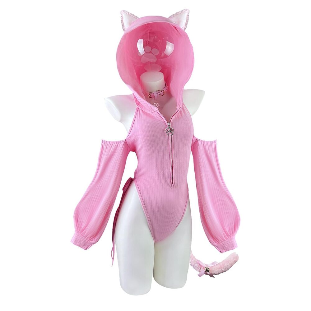 3953 Sexy Cat Maid Outfit Lingerie Set Kitten Cat Claw Cosplay Sexy Sweater